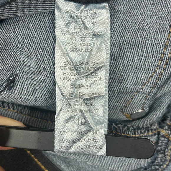 Democracy Jeans Womens Size 10 Blue "ab technology" Dark Wash Stretch Denim - Picture 9 of 13